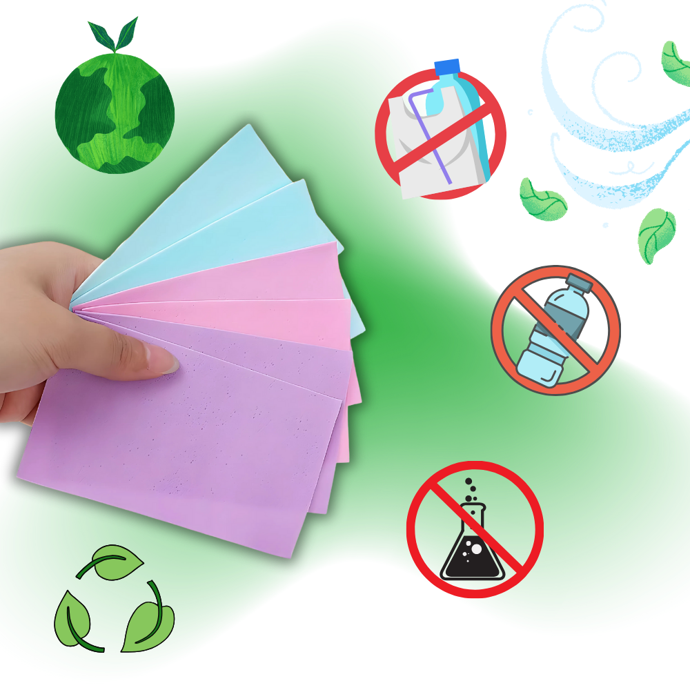 Salviette Igienizzanti Biodegradabili per WC - Ozerty