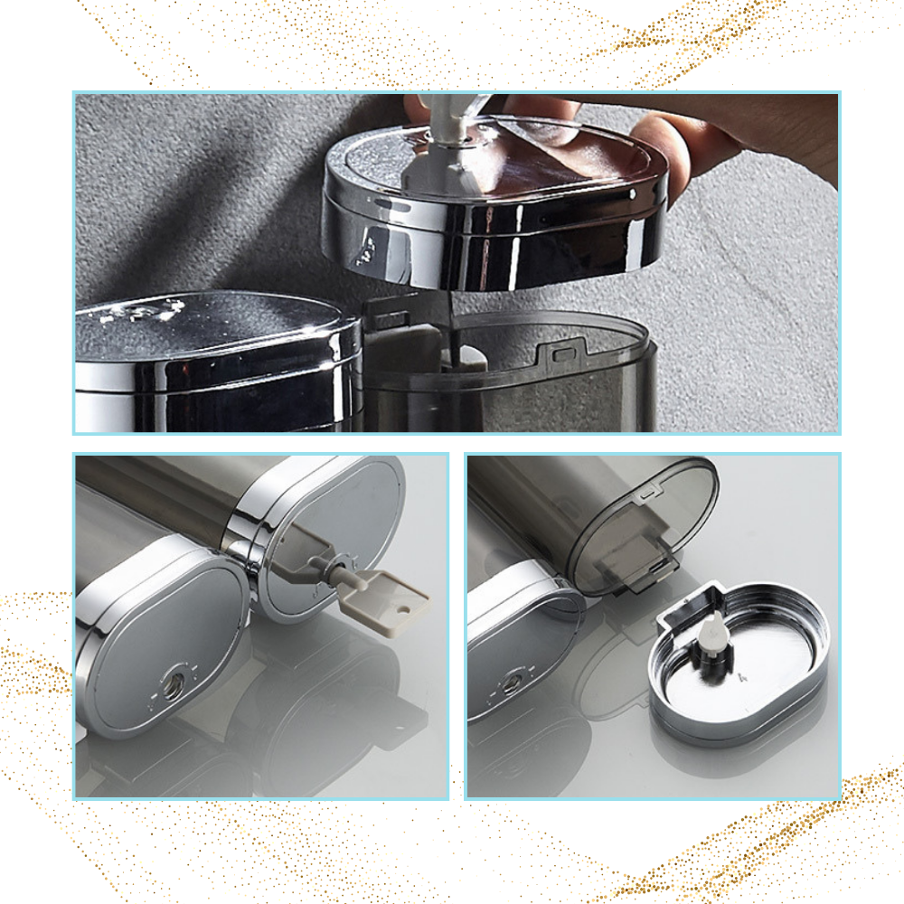 Erogatore di Sapone a Parete con Controllo Facile - Ozerty