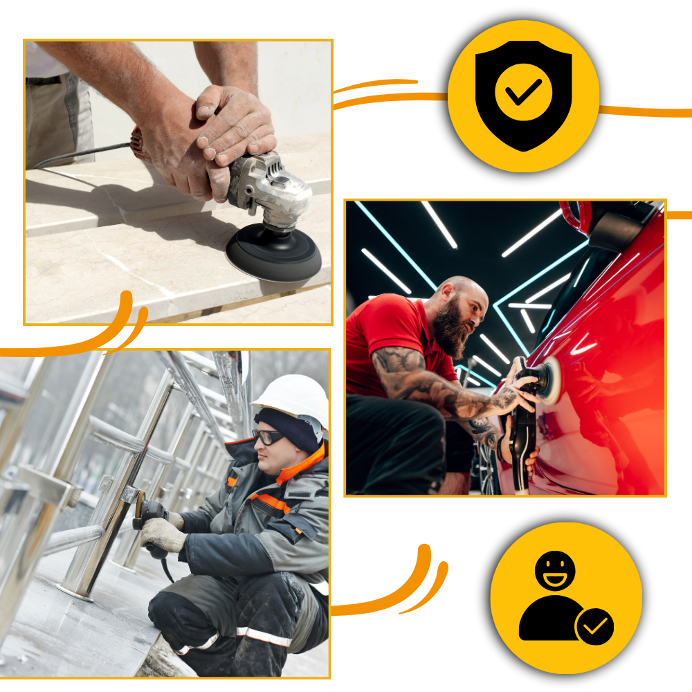 Ruota di lucidatura efficiente per trapano - Ozerty