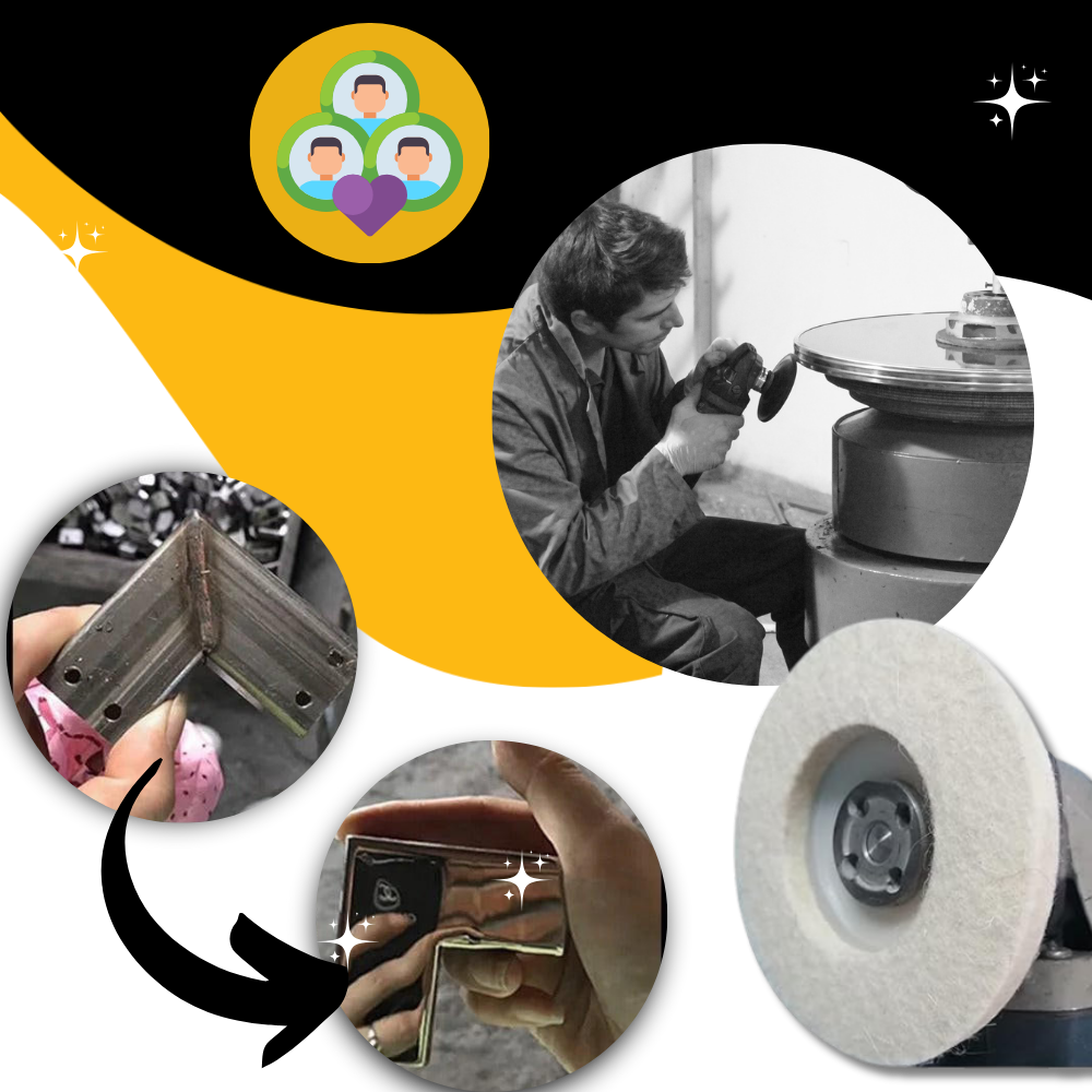 Ruota di lucidatura efficiente per trapano - Ozerty