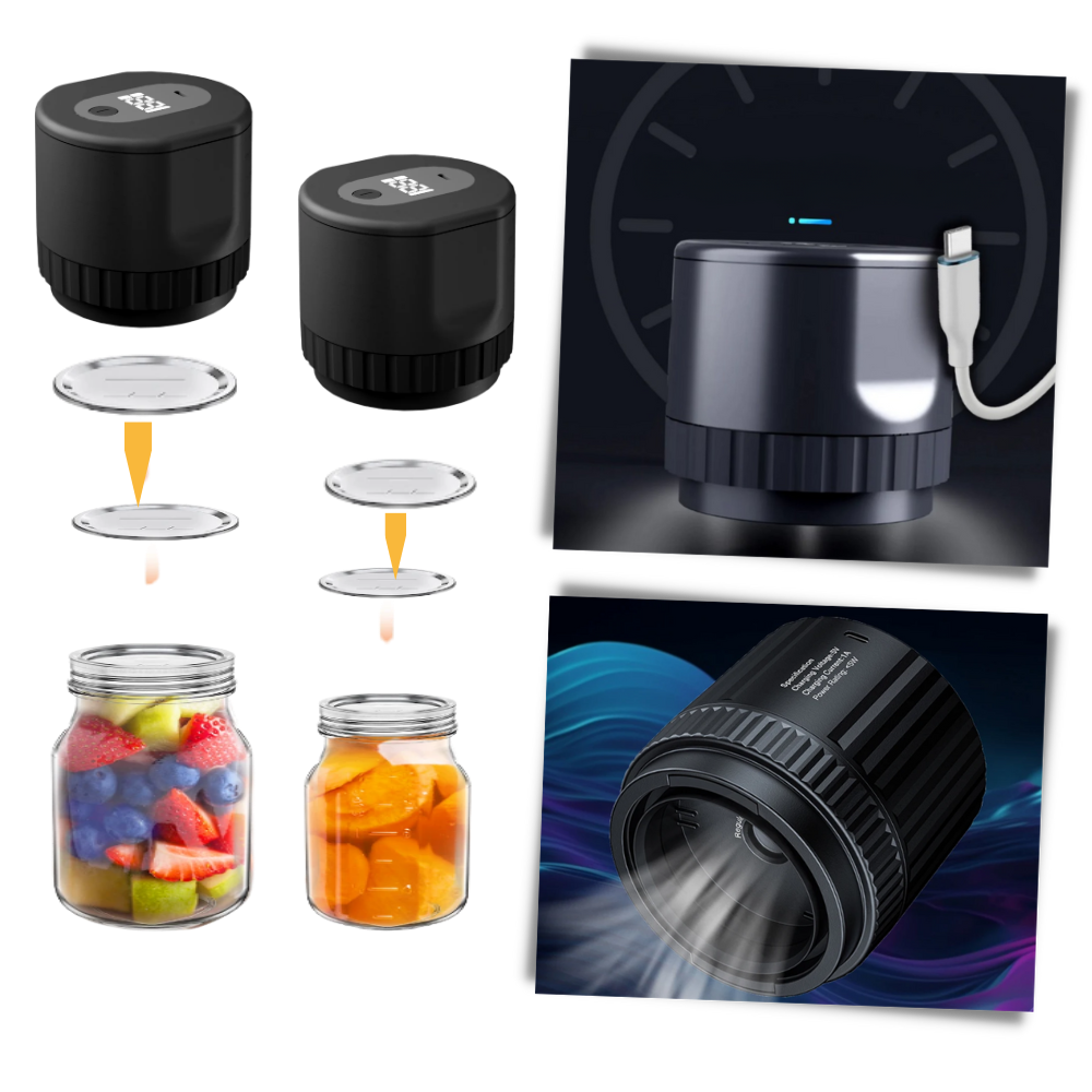 Sigillatrice elettrica sottovuoto per barattoli - Ozerty