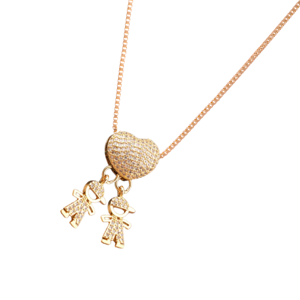 Elegant charm necklace for mom