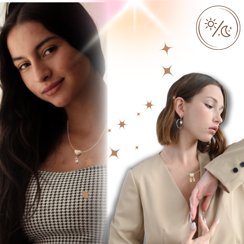 Elegante collana con charm per la mamma - Ozerty