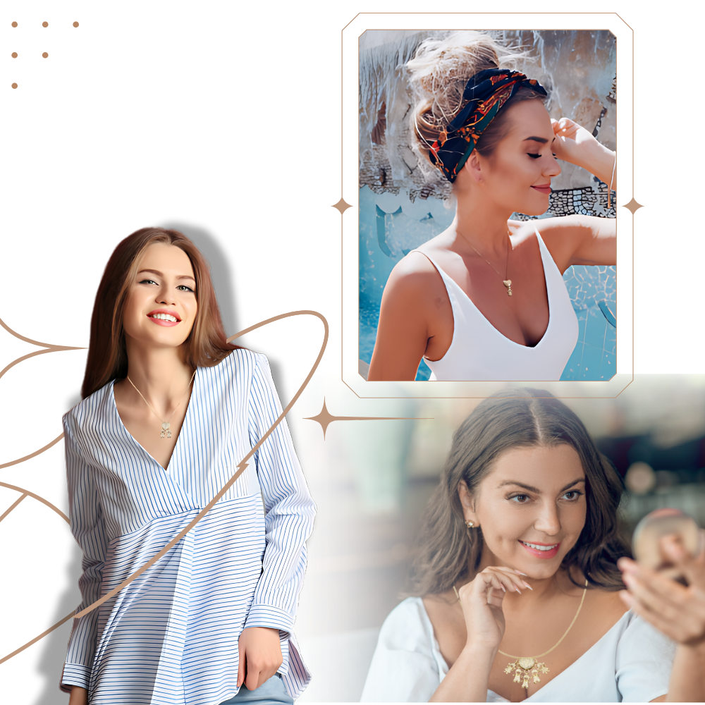 Elegante collana con charm per la mamma - Ozerty