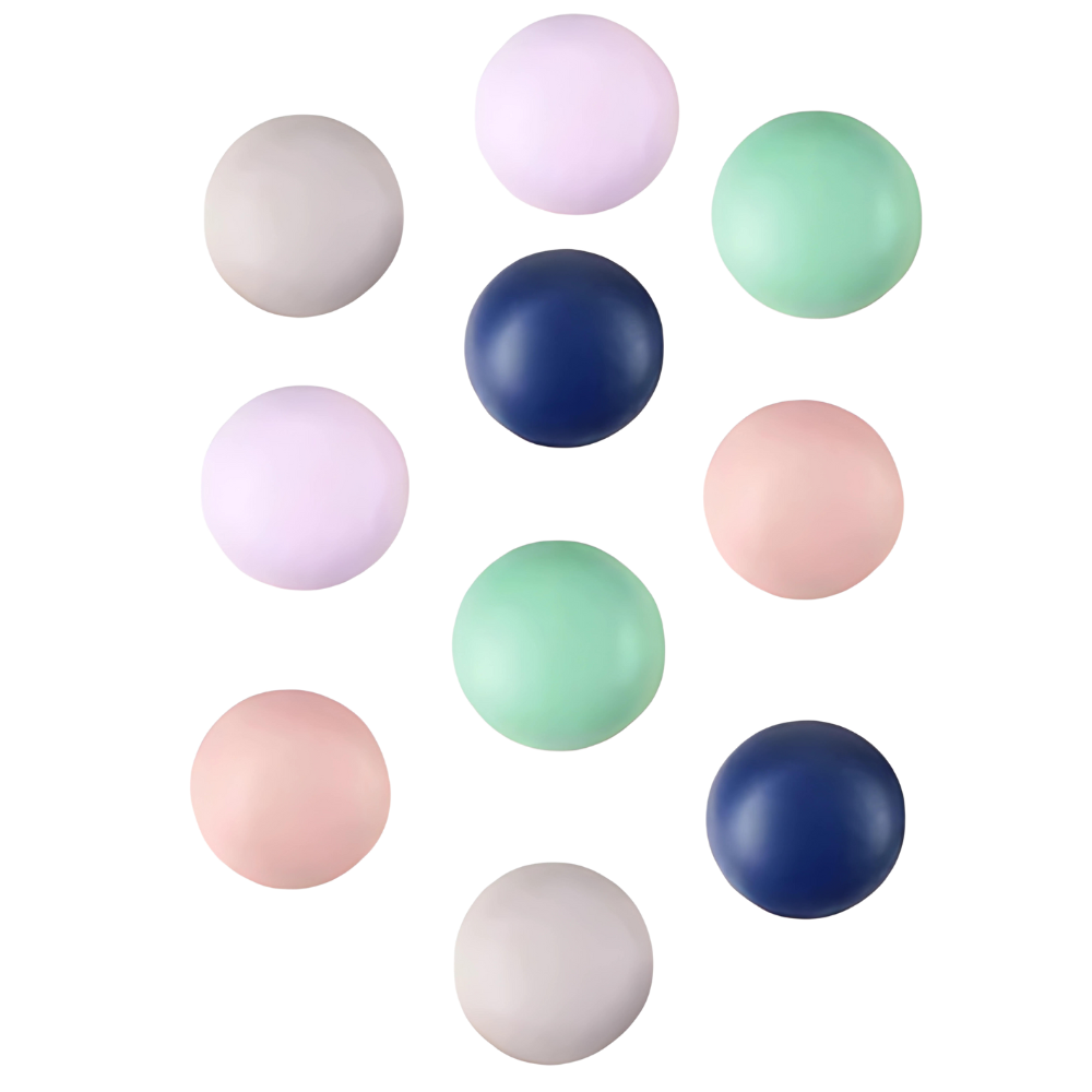 Eleganti spille a bottone senza cuciture -Pastello - Ozerty