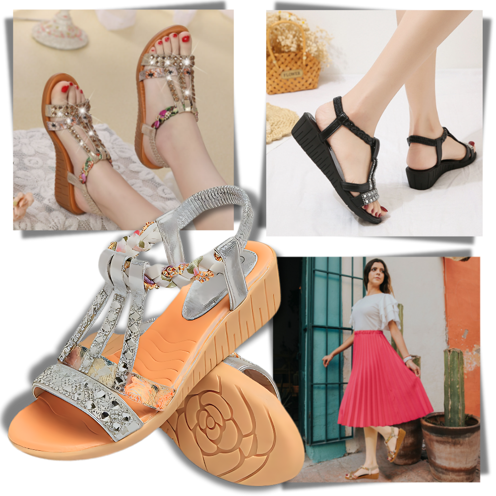 Eleganti sandali ortopedici Boho - Ozerty