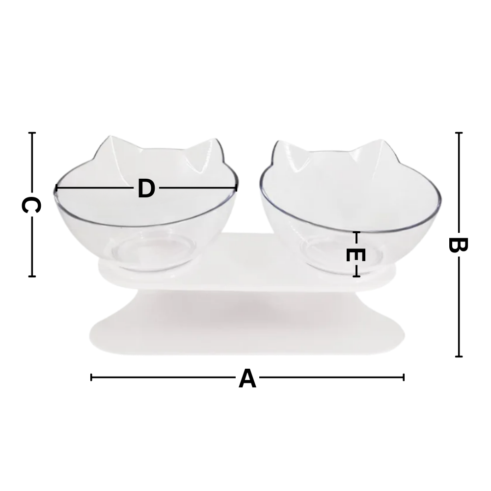 Ciotola comfort rialzata per gatti - Ozerty