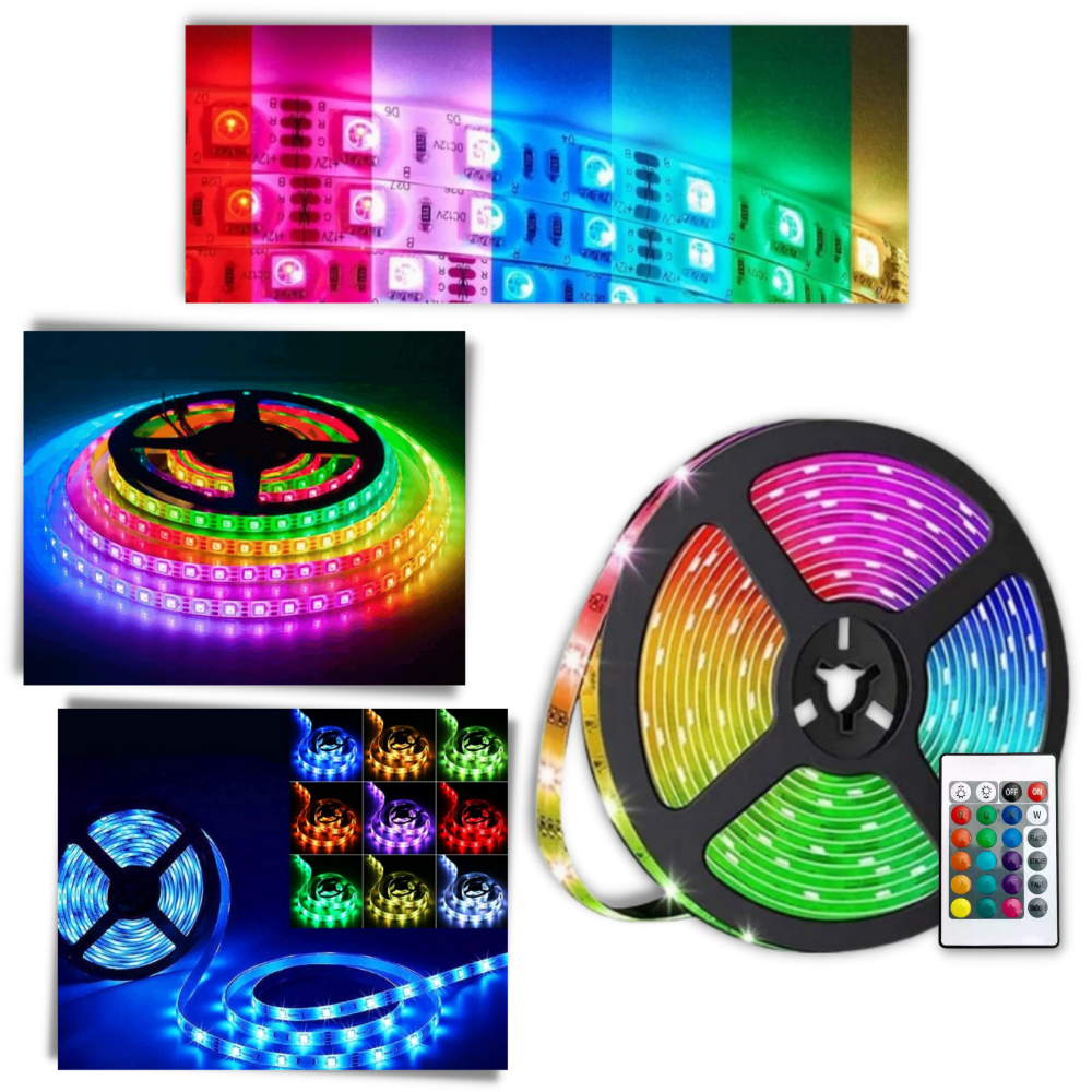 Striscia led RGB ad alta efficienza energetica - Ozerty