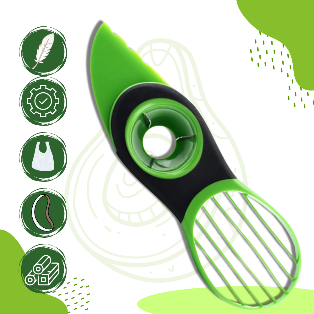 Strumento multifunzionale ergonomico per avocado - Ozerty
