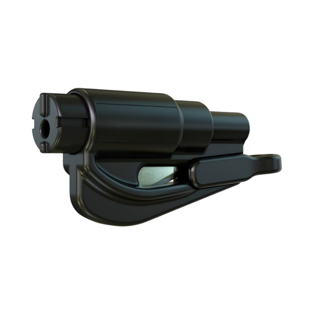 Strumento di rottura per auto essenziale 2 in 1 -Nero - Ozerty