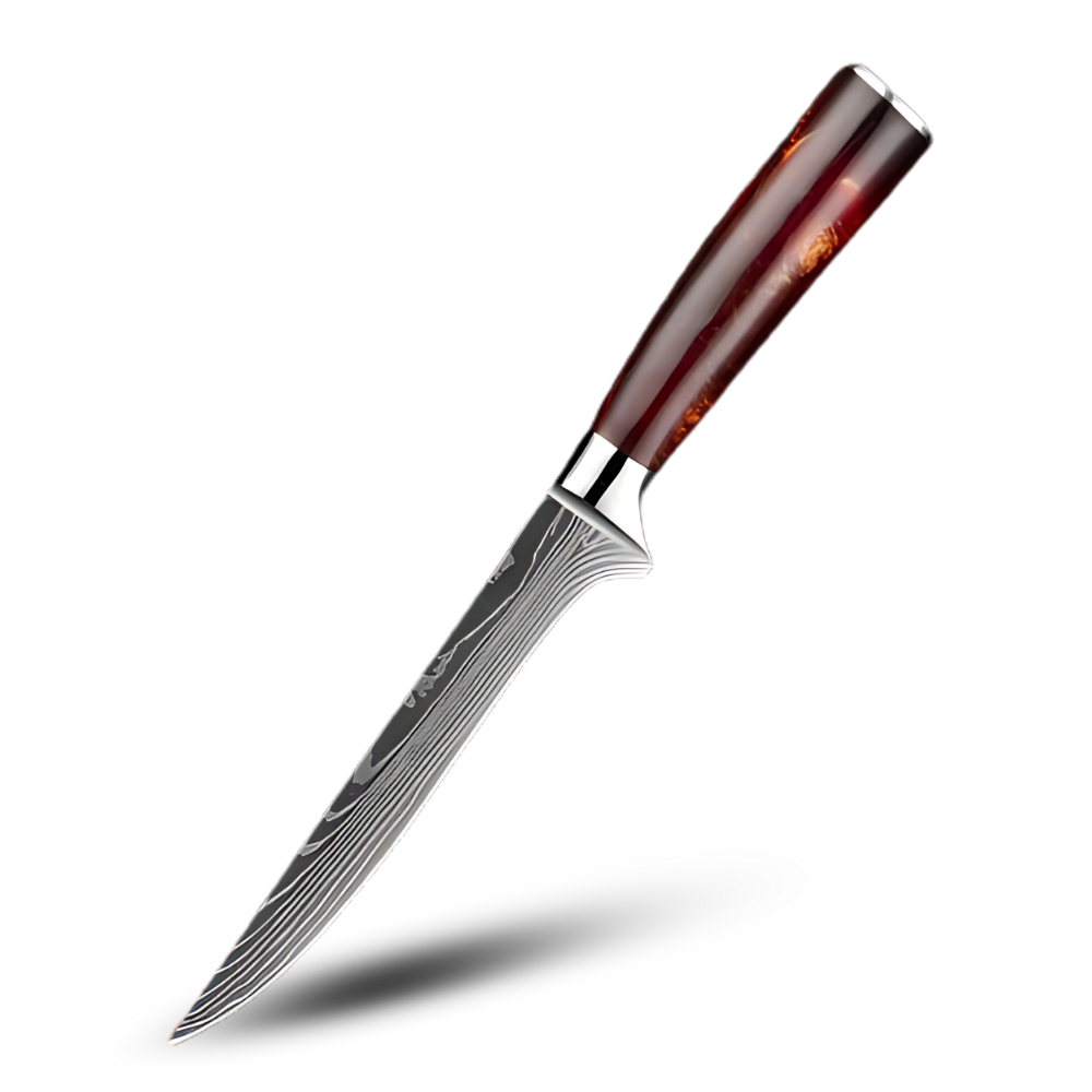 Coltelli giapponesi della serie Terra di fuoco -Honesuki - Coltello per disossare 15 cm - Ozerty