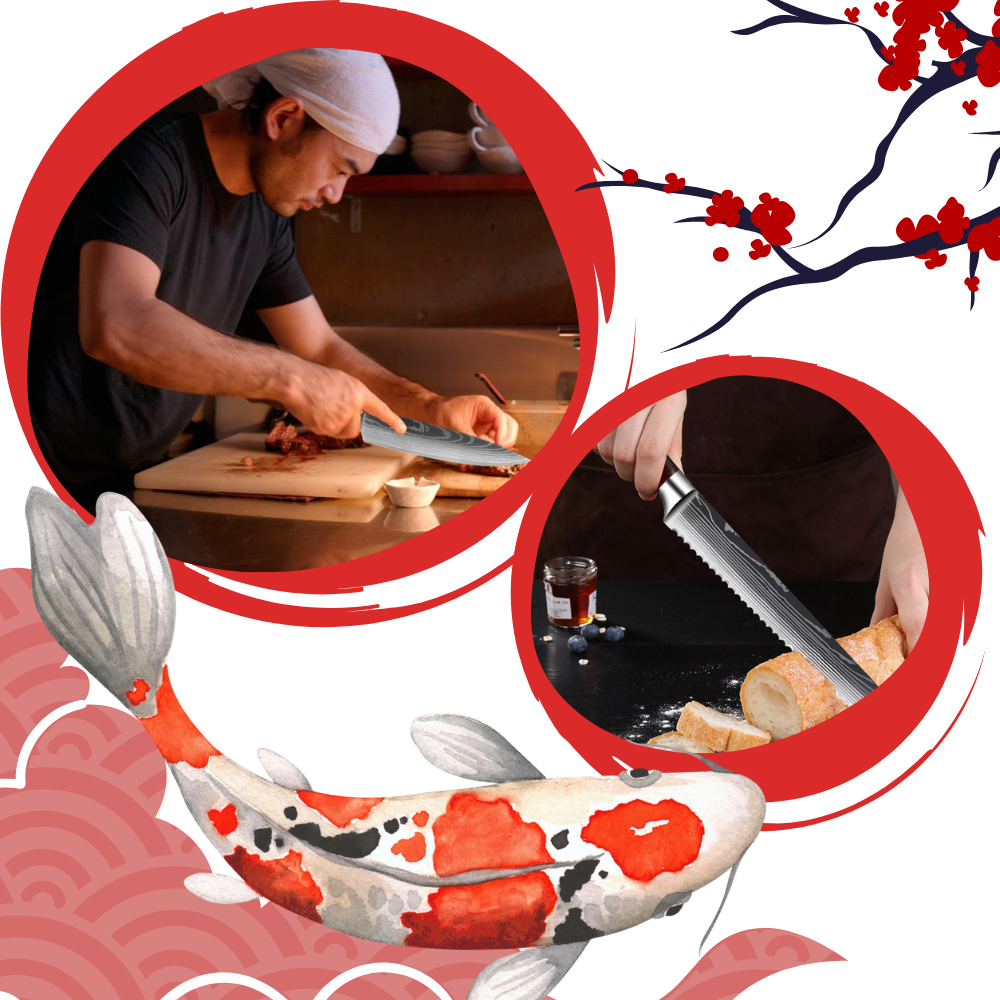 Coltelli giapponesi della serie Terra di fuoco - Ozerty