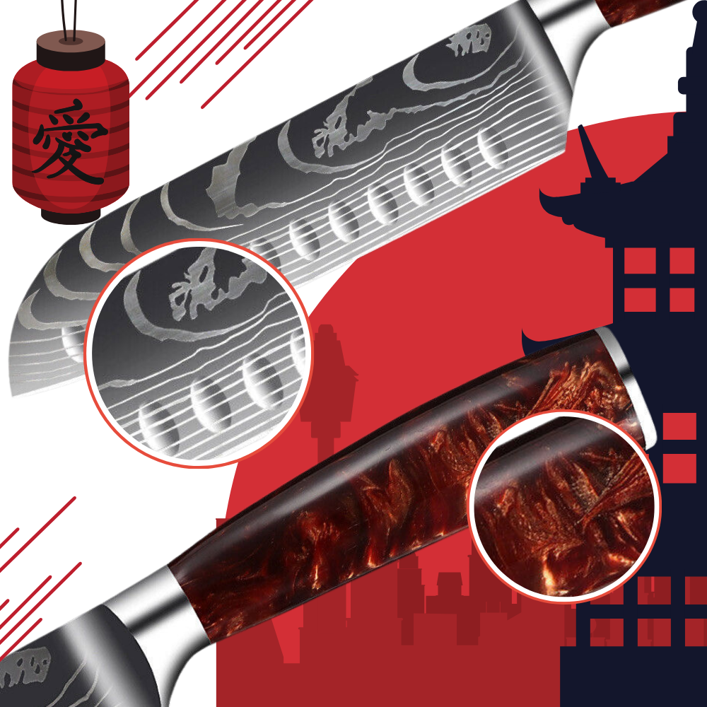 Coltelli giapponesi della serie Terra di fuoco - Ozerty