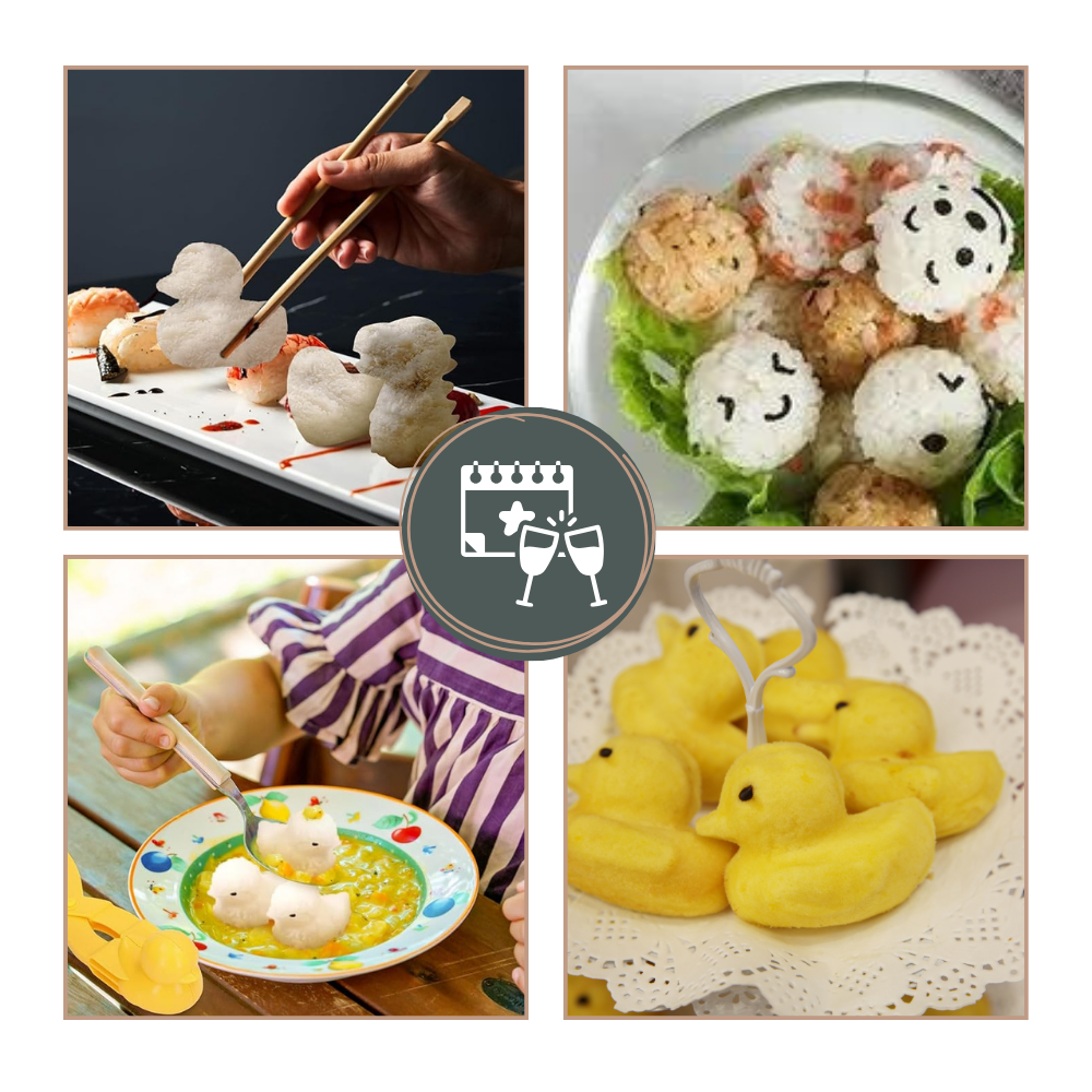 Stampo per riso Sushi con design divertenti - Ozerty