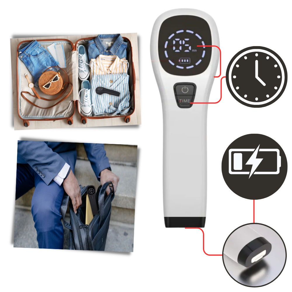 Dispositivo portatile di terapia a infrarossi per animali domestici - Ozerty