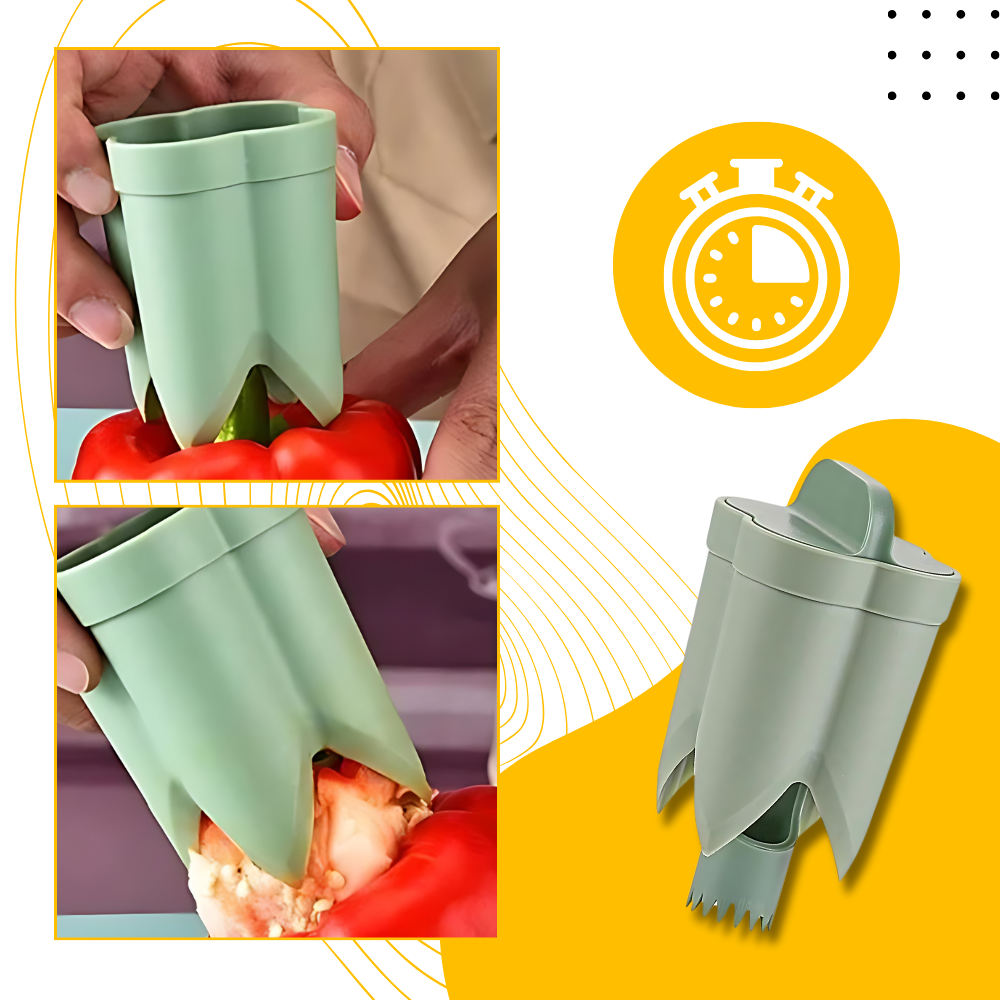 Togli Torsolo Sicuro per Frutta e Peperoni - Ozerty