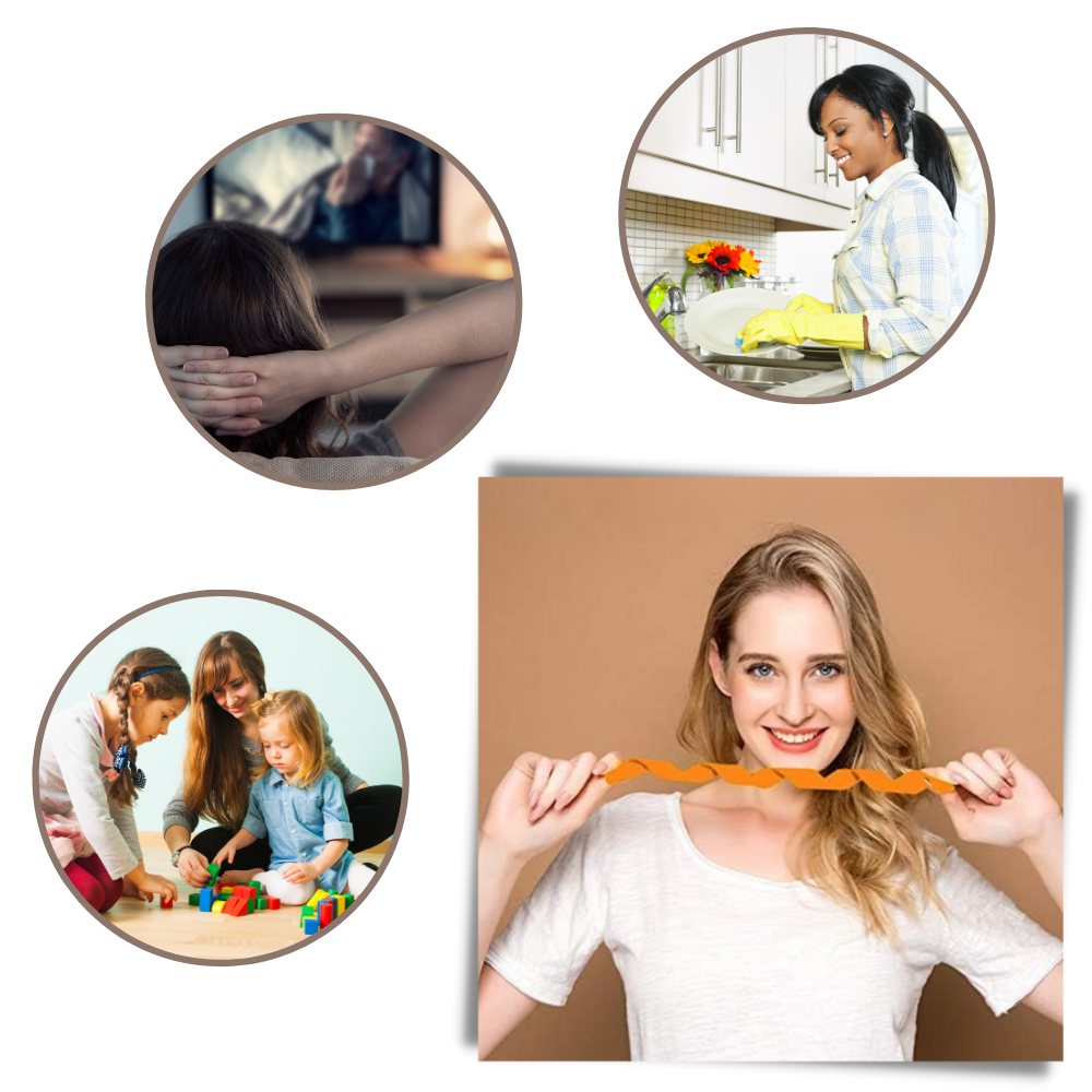 Kit di rulli per capelli ricci senza calore - Ozerty