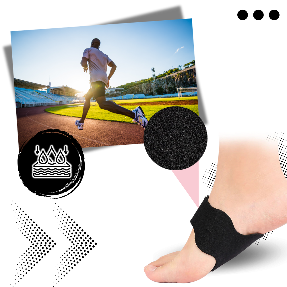 Soletta per l'allineamento dei piedi con arco plantare alto - Ozerty