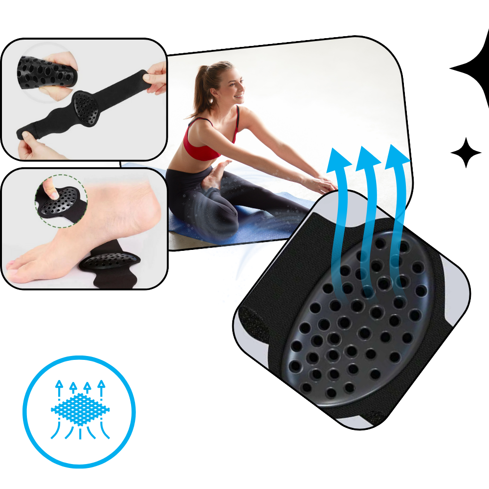 Soletta per l'allineamento dei piedi con arco plantare alto - Ozerty