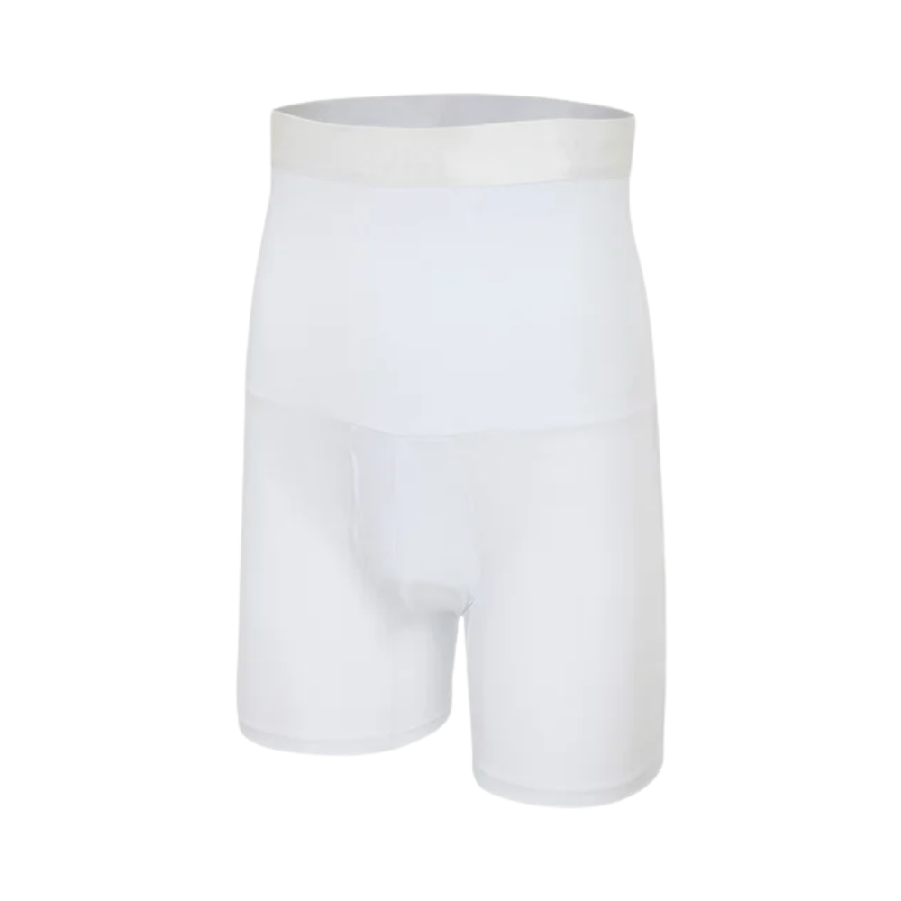 Pantaloncino snellente a vita alta senza cuciture -Bianco/MBianco/LBianco/XLBianco/XXL - Ozerty