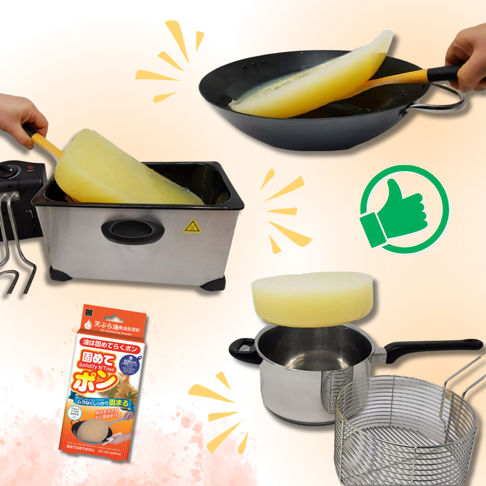 Solidificatore per Olio da Cucina in Polvere - Ozerty