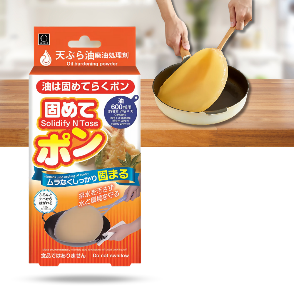 Solidificatore per Olio da Cucina in Polvere - Ozerty