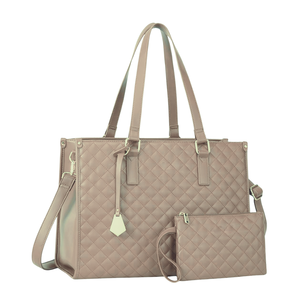 Borsa Tote bag con scomparto isolato -Beige - Ozerty