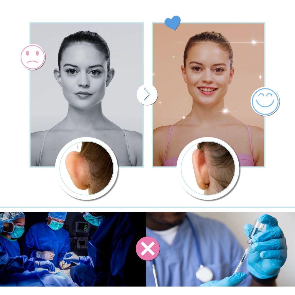 Linguette Invisibili per le Orecchie - Ozerty