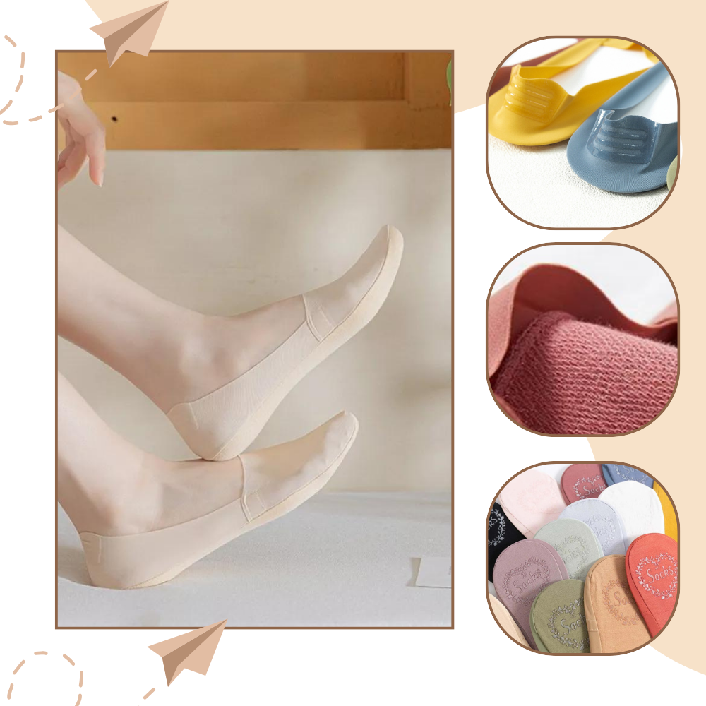 Calze antiscivolo invisibili - Ozerty