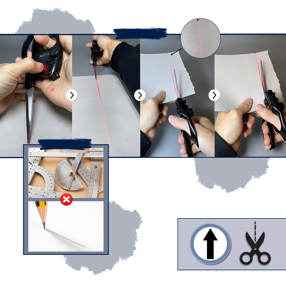 Forbici Laser Line Craft - Ozerty