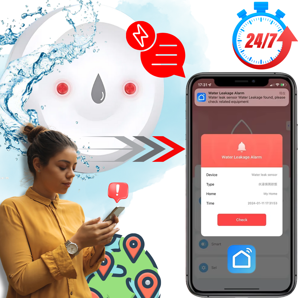 Sensore Wireless LeakLock - Ozerty