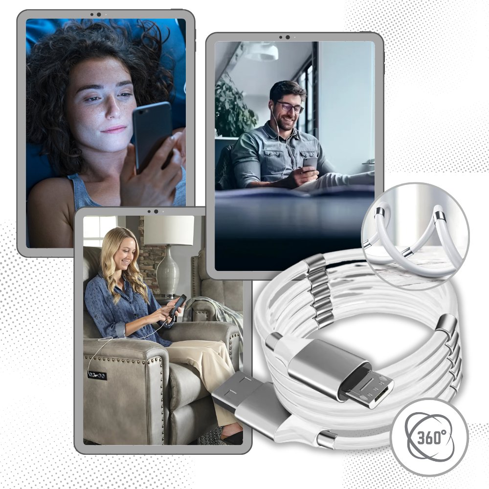 Cavo USB magnetico flessibile - Ozerty