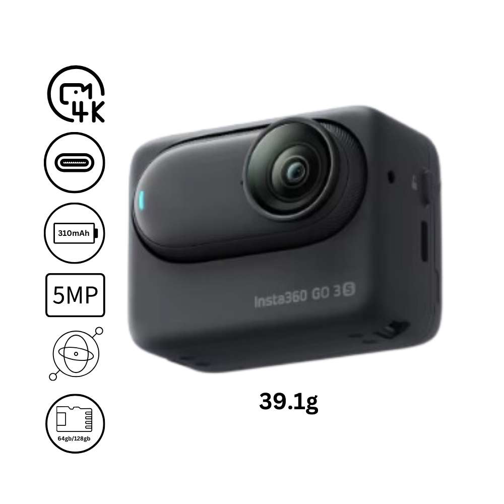 Telecamera a Mani Libere Insta360 con Montaggio Magnetico - Ozerty