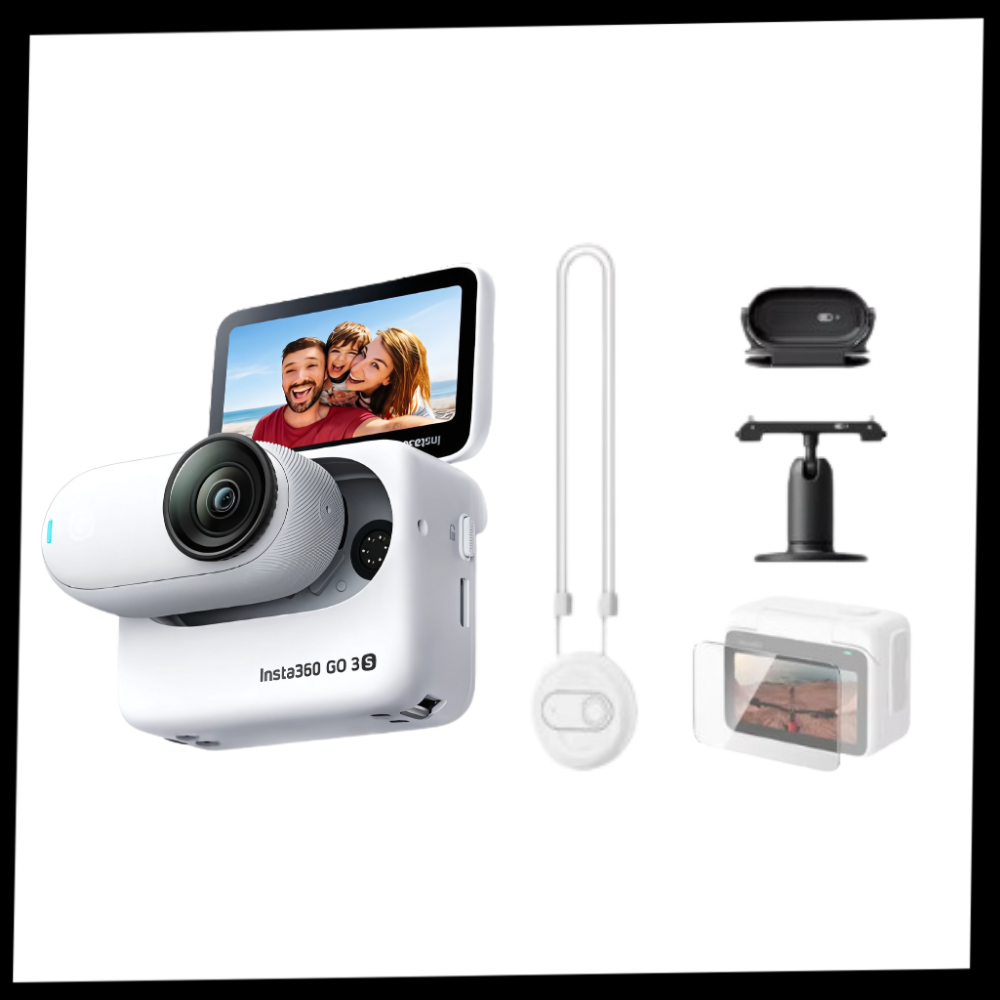 Telecamera a Mani Libere Insta360 con Montaggio Magnetico - Ozerty