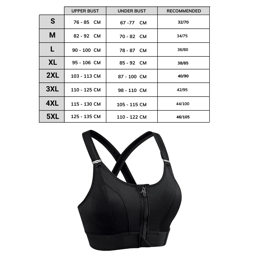 Reggiseno Sportivo Racerback a Massimo Supporto - Ozerty