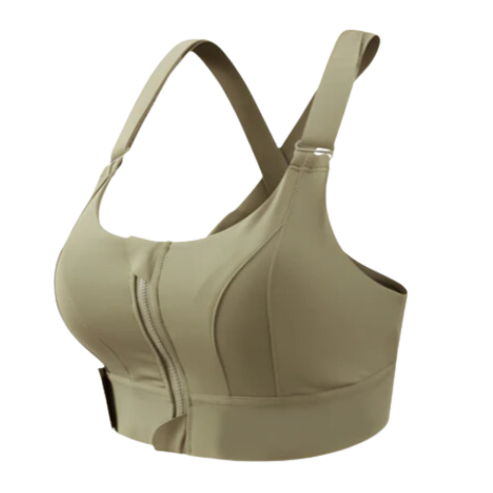Reggiseno Sportivo Racerback a Massimo Supporto -Grigio Verde/SGrigio Verde/MGrigio Verde/LGrigio Verde/XLGrigio Verde/2XLGrigio Verde/3XLGrigio Verde/4XLGrigio Verde/5XL - Ozerty