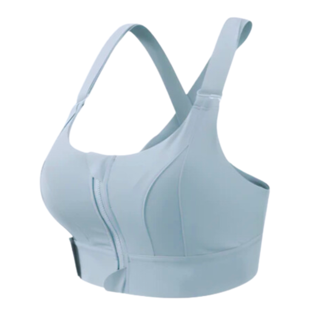 Reggiseno Sportivo Racerback a Massimo Supporto -Azzurro/SAzzurro/MAzzurro/LAzzurro/XLAzzurro/2XLAzzurro/3XLAzzurro/4XLAzzurro/5XL - Ozerty