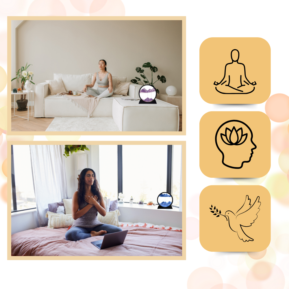 Quadro Ipnotico di Sabbia in Movimento - Ozerty