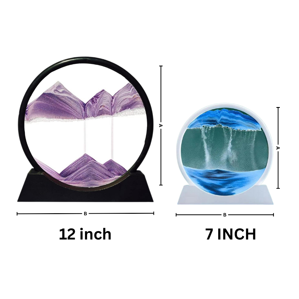 Quadro Ipnotico di Sabbia in Movimento - Ozerty