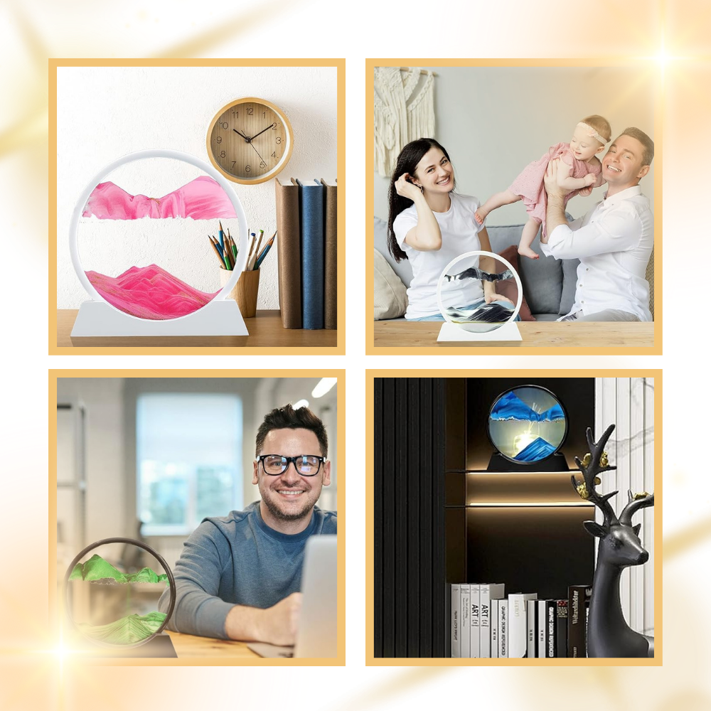 Quadro Ipnotico di Sabbia in Movimento - Ozerty