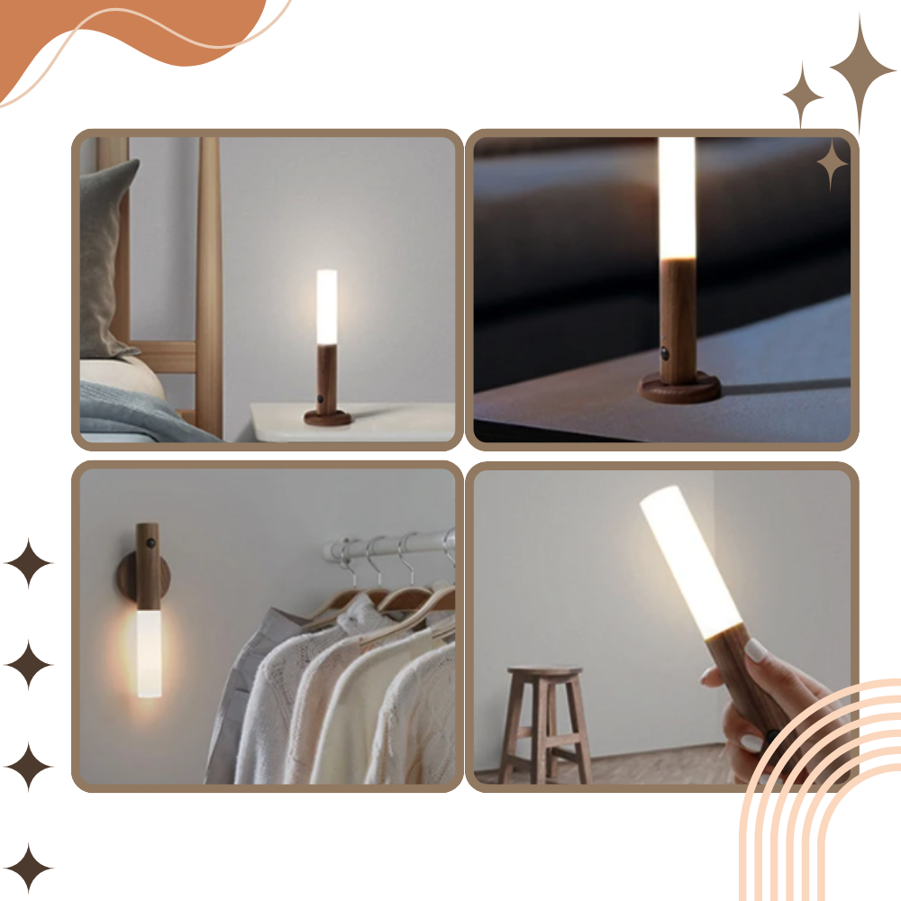 Luce a Torcia Ricaricabile con Sensore di Movimento - Ozerty