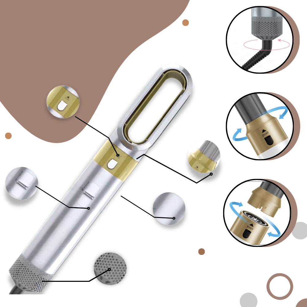 Piastra per Capelli Multifunzionale - Ozerty