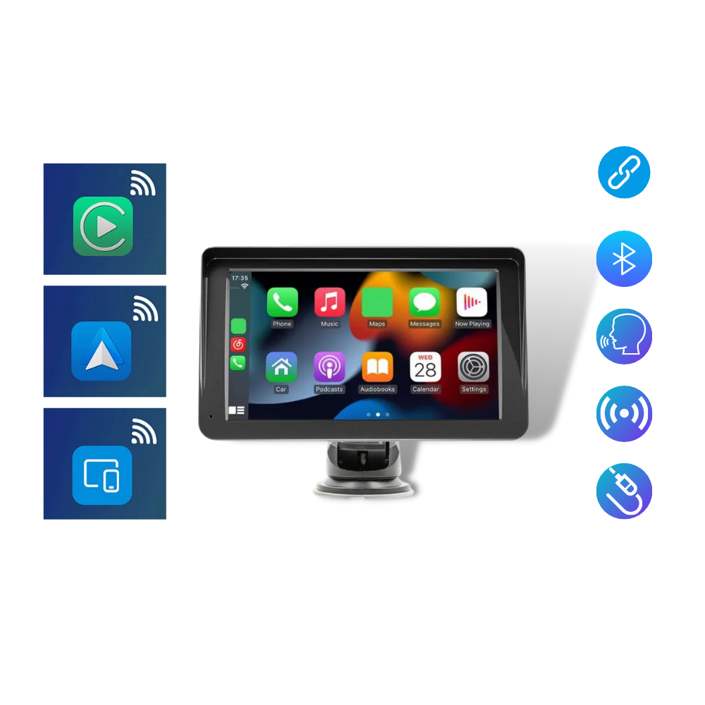 Riproduzione multimediale senza fili per auto - Ozerty