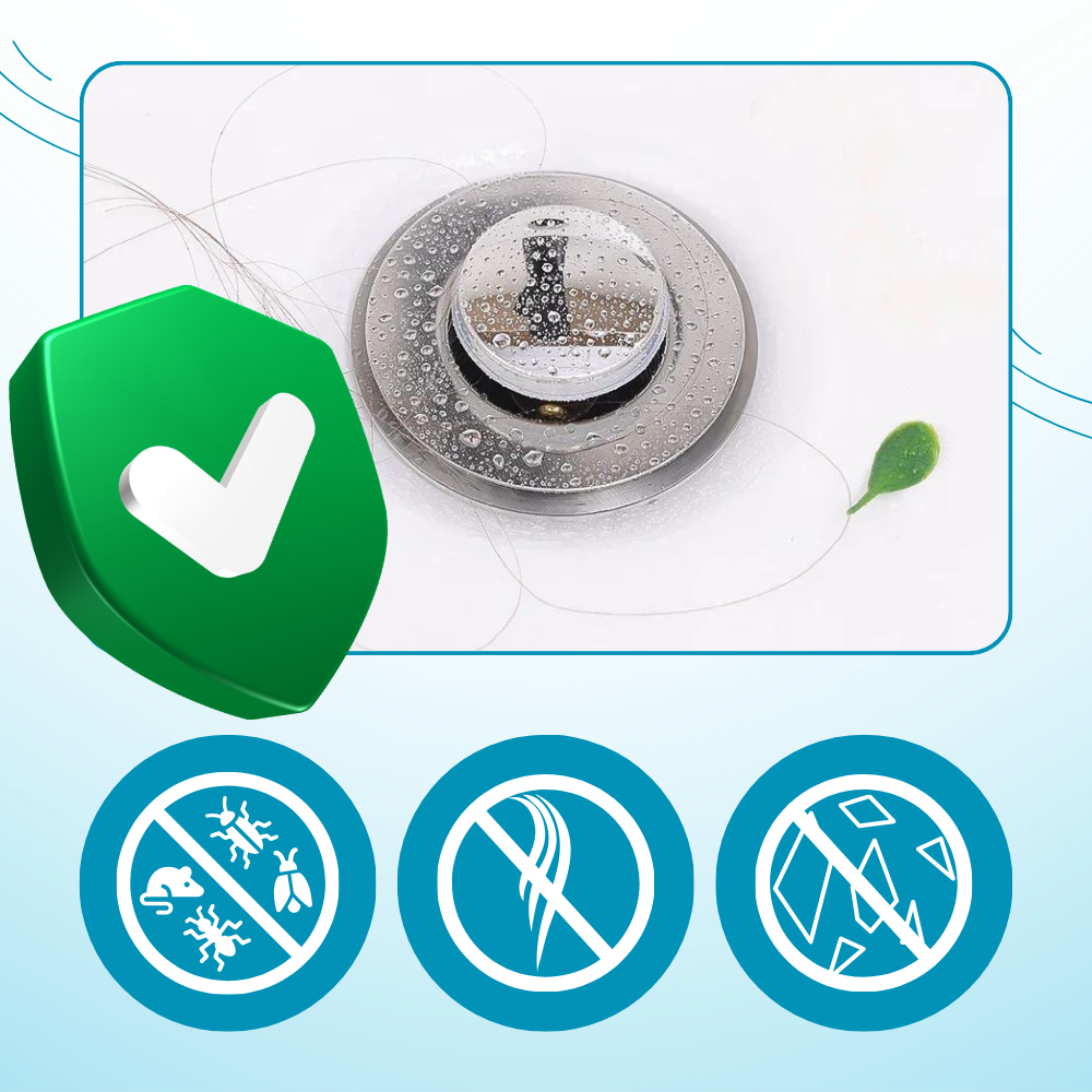 Tappo per lavello pop-up per l'isolamento degli odori - Ozerty