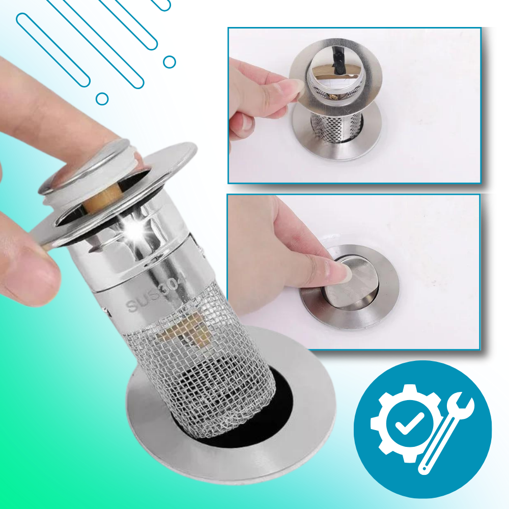 Tappo per lavello pop-up per l'isolamento degli odori - Ozerty