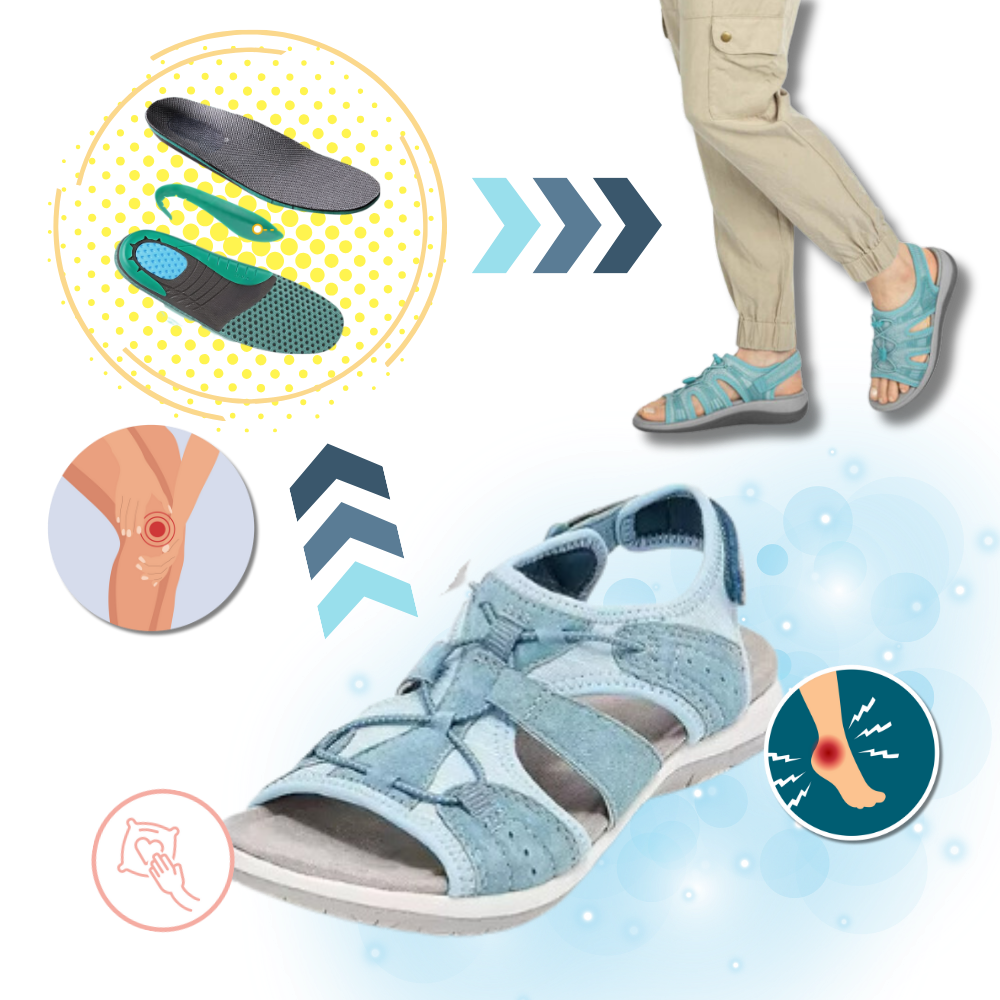 Sandali antiscivolo con supporto ortopedico - Ozerty