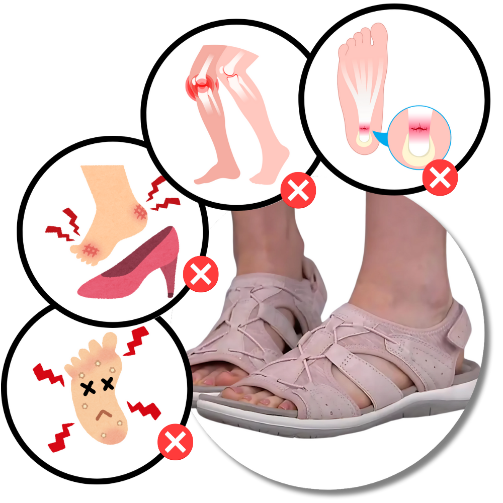 Sandali antiscivolo con supporto ortopedico - Ozerty