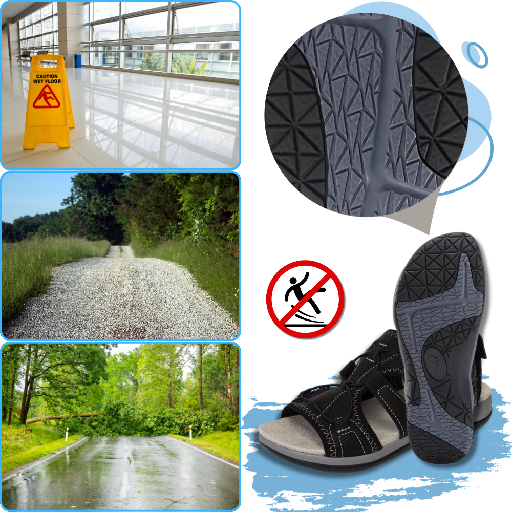 Sandali antiscivolo con supporto ortopedico - Ozerty