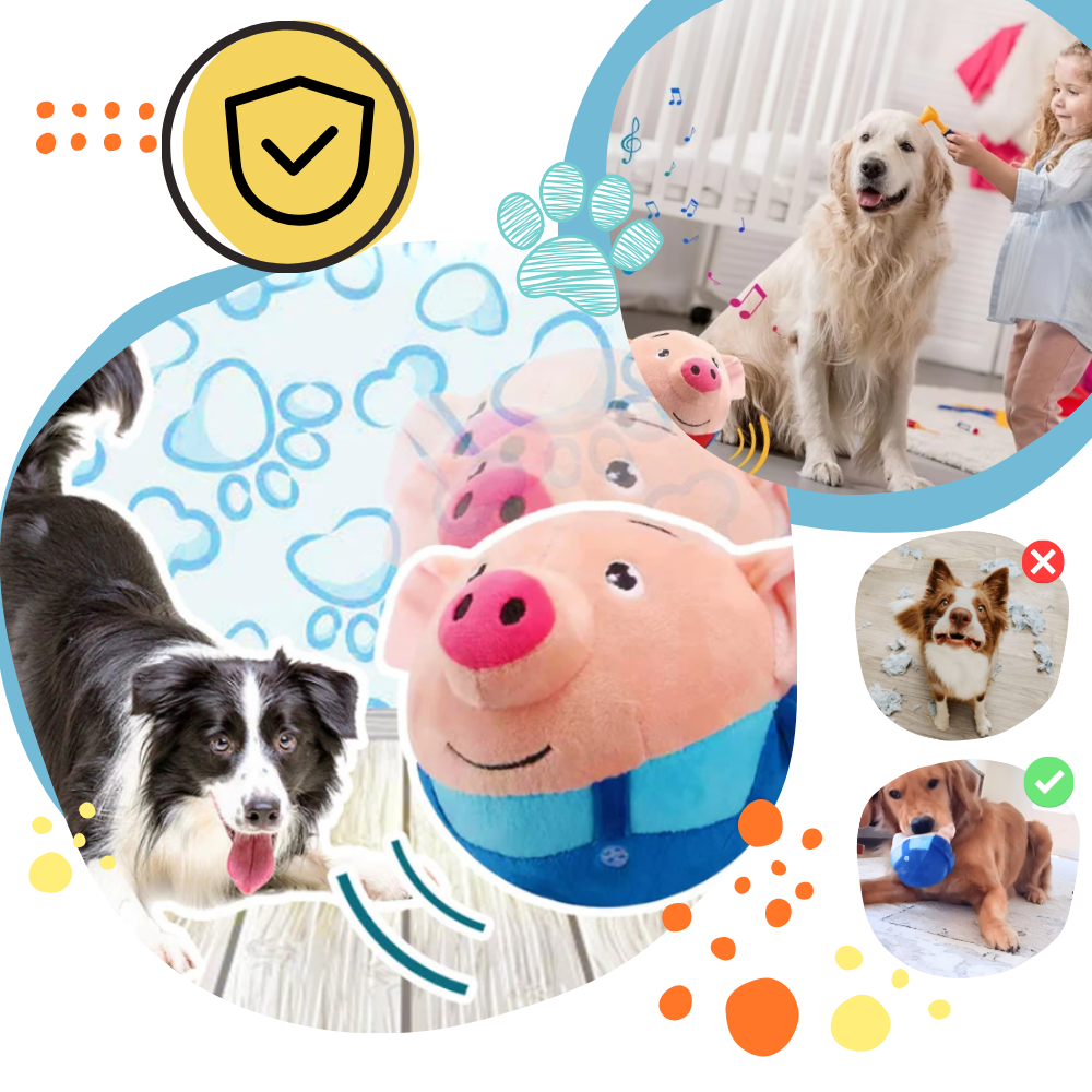 Palla Giocattolo con Sensore per Animali Domestici - Ozerty