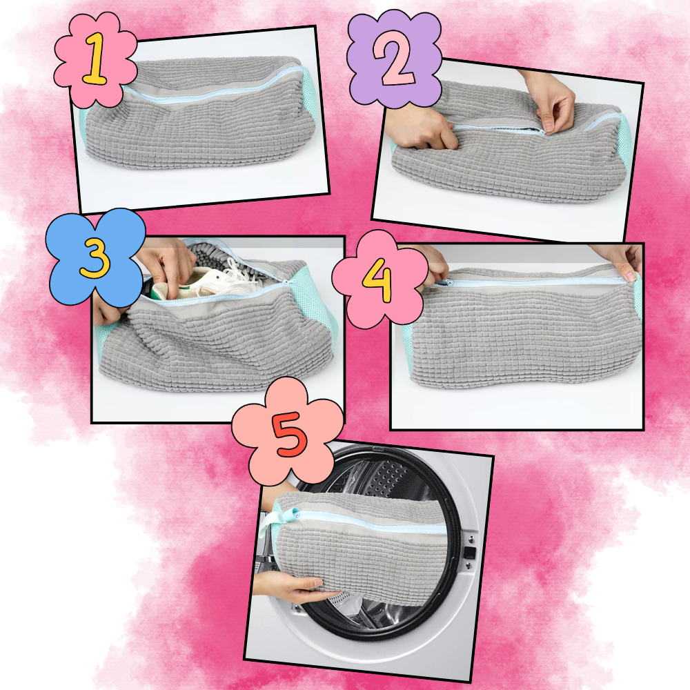 Borsa per il Lavaggio delle Scarpe in Poliestere - Ozerty